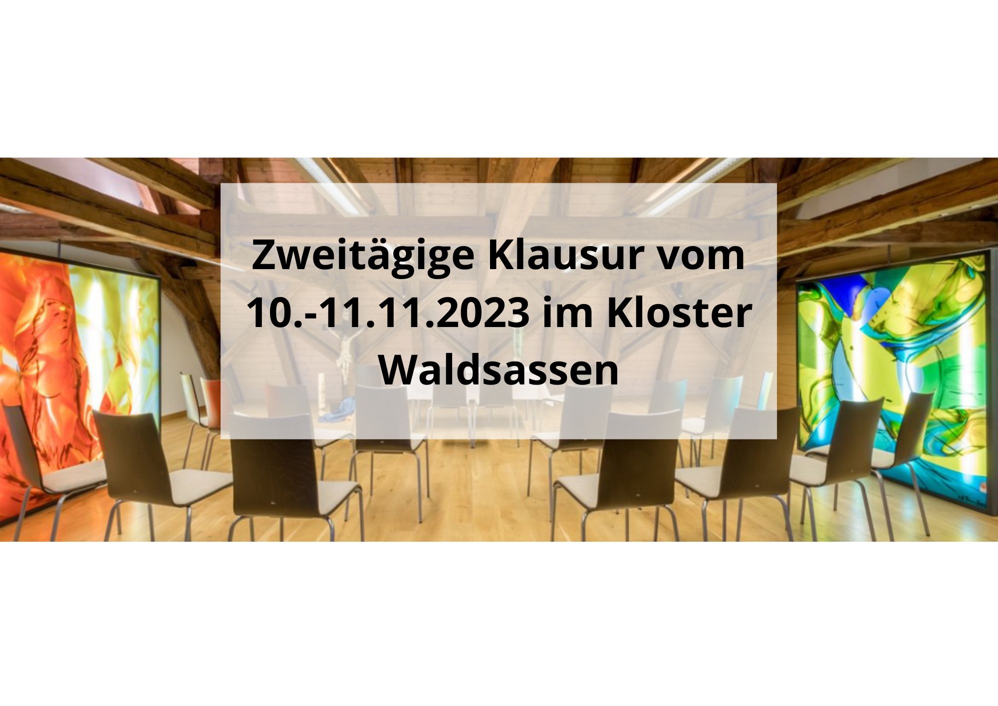 Zweitägige Klausur vom 10.-11.11.2023 im Kloster Waldsassen